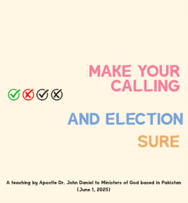 Make Your Calling and Election Sure